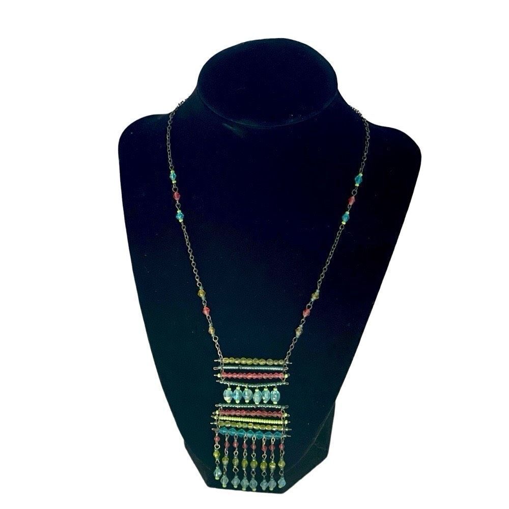 Vintage multicolored Beaded Necklace